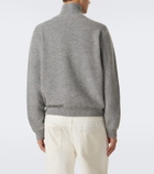 Allude Wool and cashmere zip-up sweater