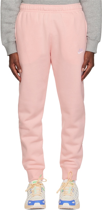 Photo: Nike Pink Tapered Lounge Pants