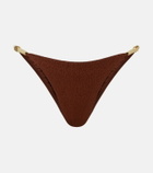 ViX Paula Hermanny Harper beaded bikini bottoms