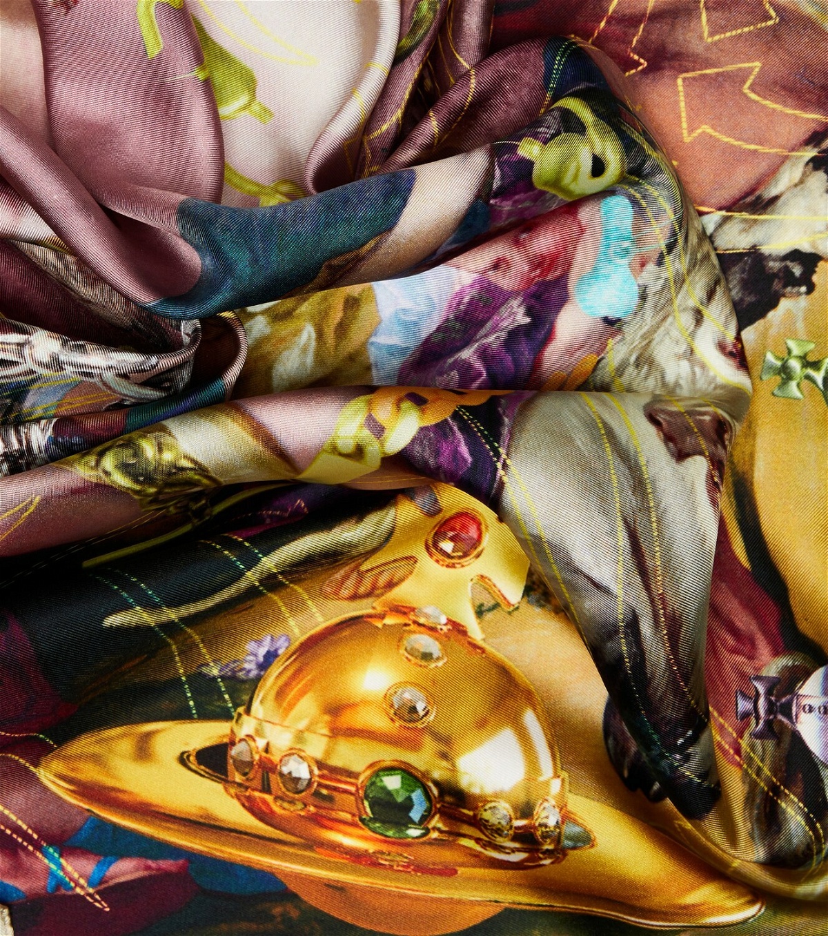 Vivienne Westwood Printed silk scarf Vivienne Westwood