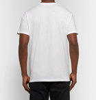 rag & bone - Embroidered Cotton-Jersey T-Shirt - White