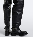 Balenciaga Leather over-the-knee boots