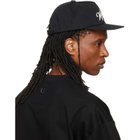 WOOYOUNGMI Black Flat Visor Baseball Cap