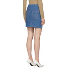 Kreist SSENSE Exclusive Blue Denim Sailor Skirt