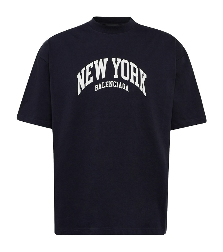 Photo: Balenciaga - Cities New York cotton jersey T-shirt