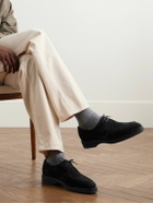 John Lobb - Ted Suede Derby Shoes - Black