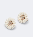 Carolina Herrera Floral embellished earrings
