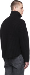 Eytys Black Neptune Zip-Up Sweater