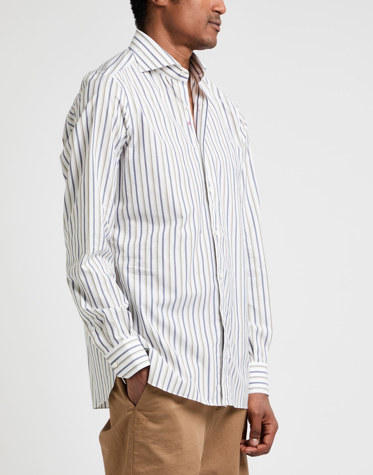 Isaia Mens Shirt in White
