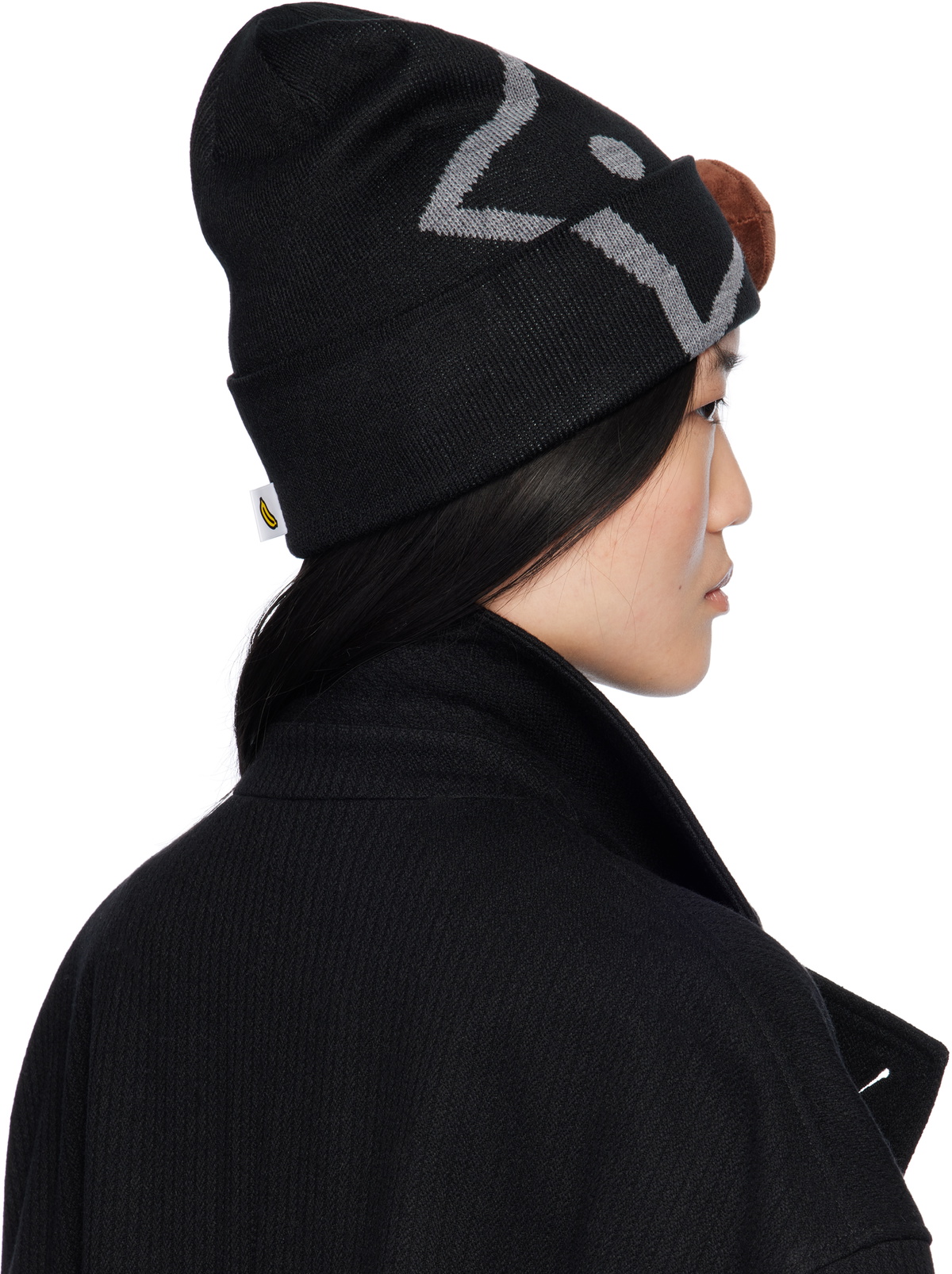 BAPE Black Baby Milo Beanie A Bathing Ape