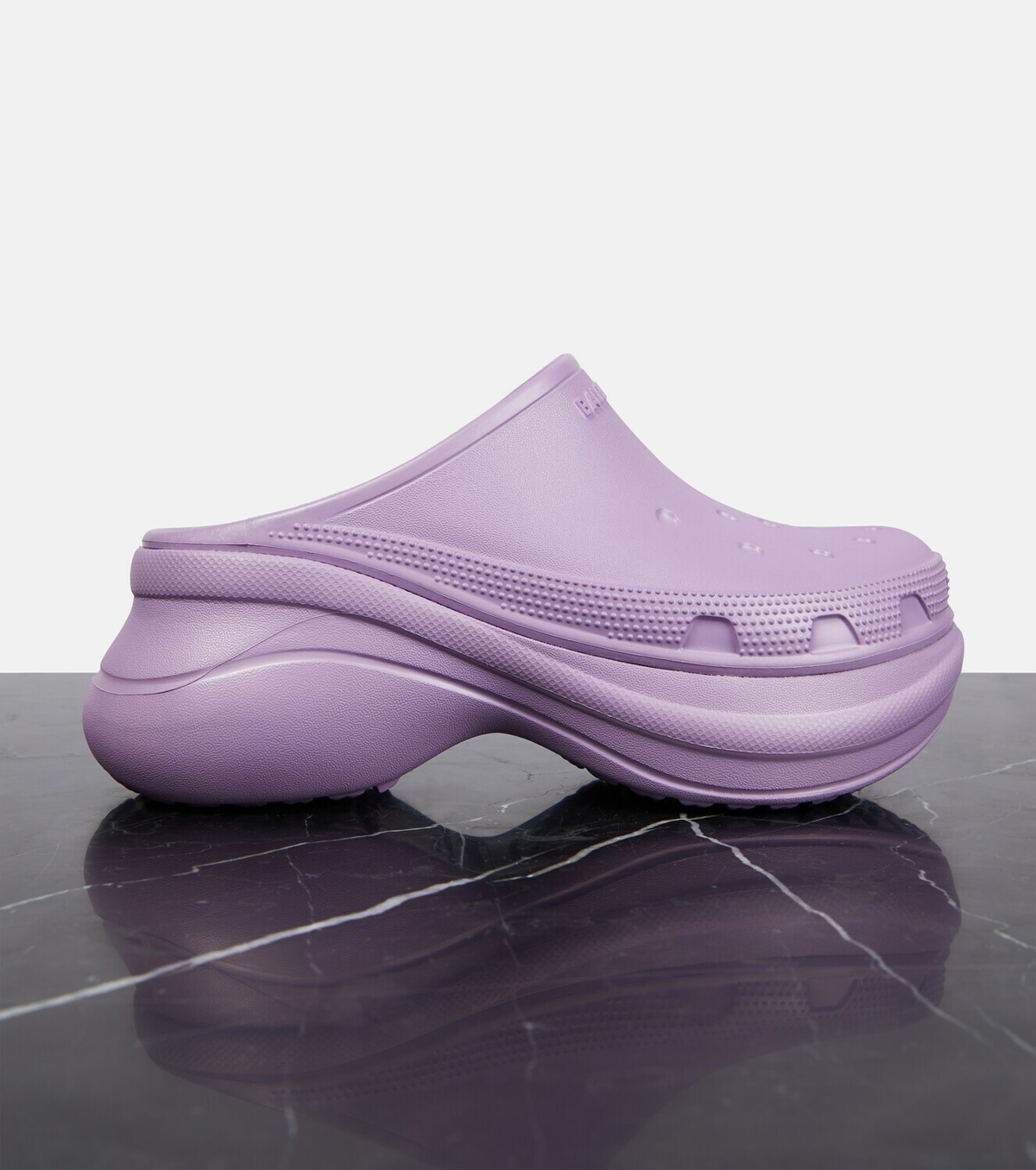 Balenciaga X Crocs platform slides