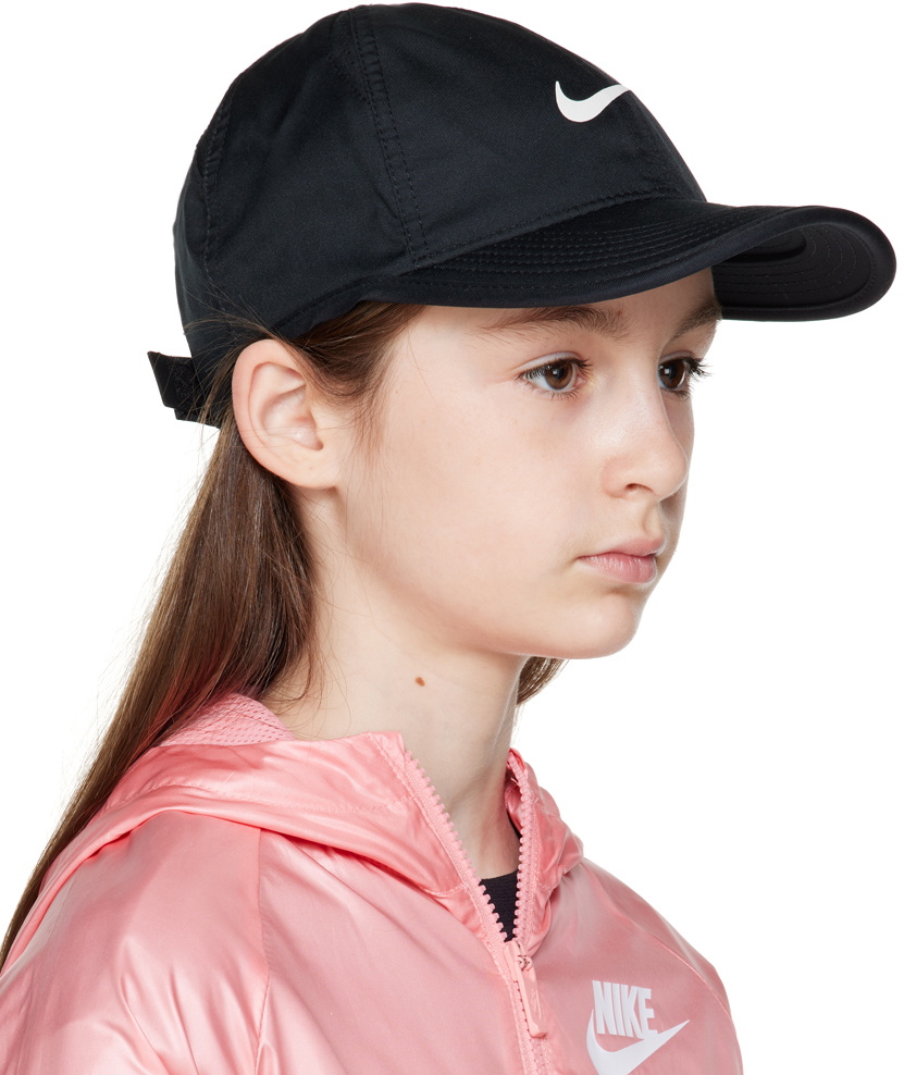 Nike Kids Black AeroBill Featherlight Cap Nike