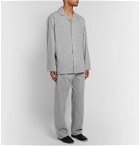 Emma Willis - Mélange Cotton Pyjama Set - Gray