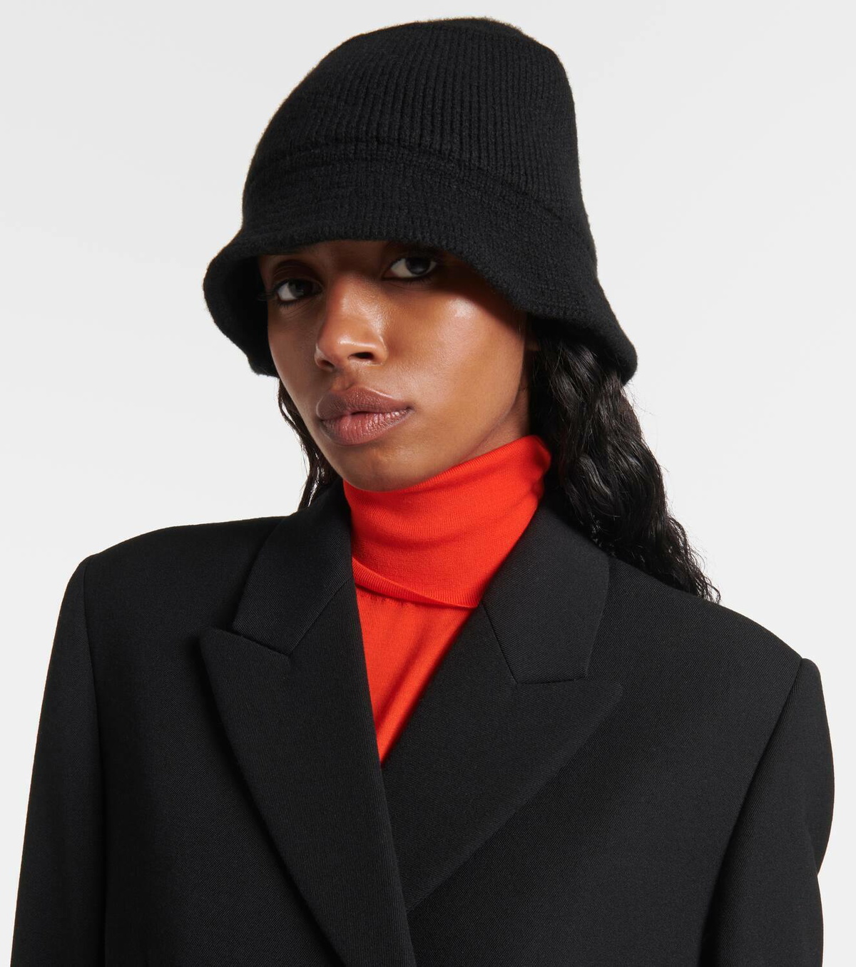 帽子 THE ROW Dagen Hat sz.M The Row Burke cashmere bucket hat The Row