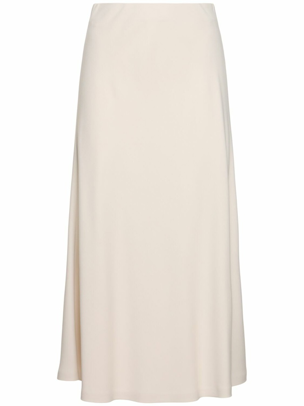 Photo: BRUNELLO CUCINELLI Stretch Viscose Diagonal Midi Skirt