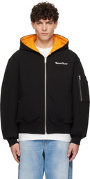 Kenzo Black Kenzo Paris VERDY Edition Embroidered Reversible Bomber Jacket