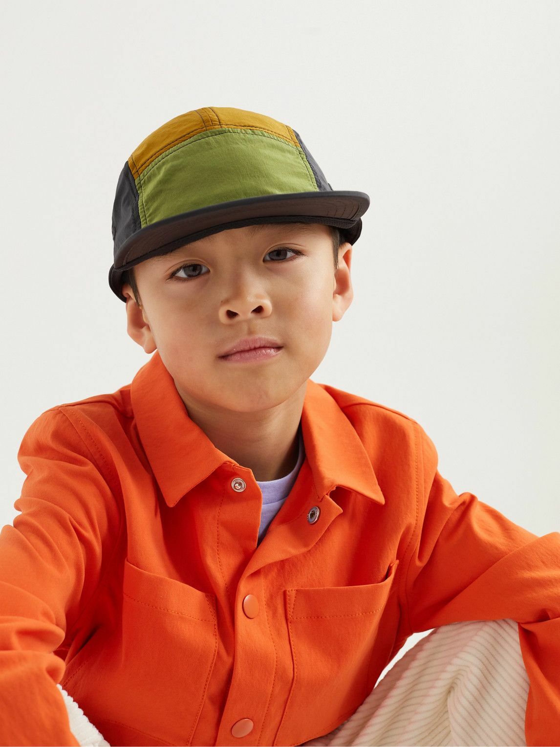 ARKET Kids - Rikard Colour-Block Recycled-Shell Cap - Multi