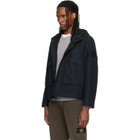 Stone Island Black Q100025 All-Weather Cotton Canvas_S.I. Ghost Jacket