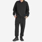 Nike Men's Dri-Fit 24/7 Crew Sweat in Black/Smoke Grey