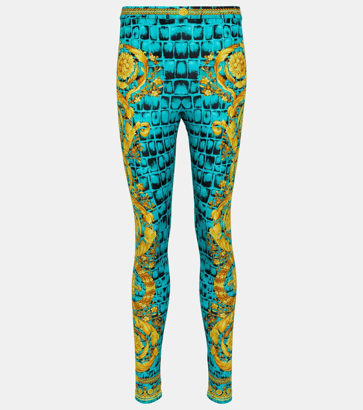 Versace Regalia Baroque jersey leggings