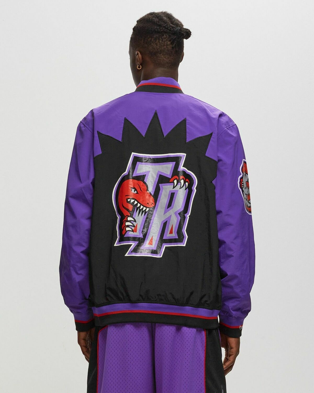Mitchell & Ness Nba Authentic Warm Up Jacket Toronto Raptors 1995 96 Purple - Mens - Team Jackets/Track Jackets