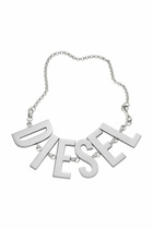 Diesel Stainless steel chain necklace/bracelet - Necklaces - Unisex - Silver