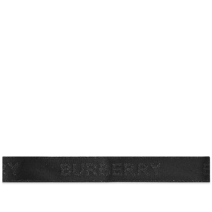 Photo: Burberry Men's Logo Headband in Black/Black