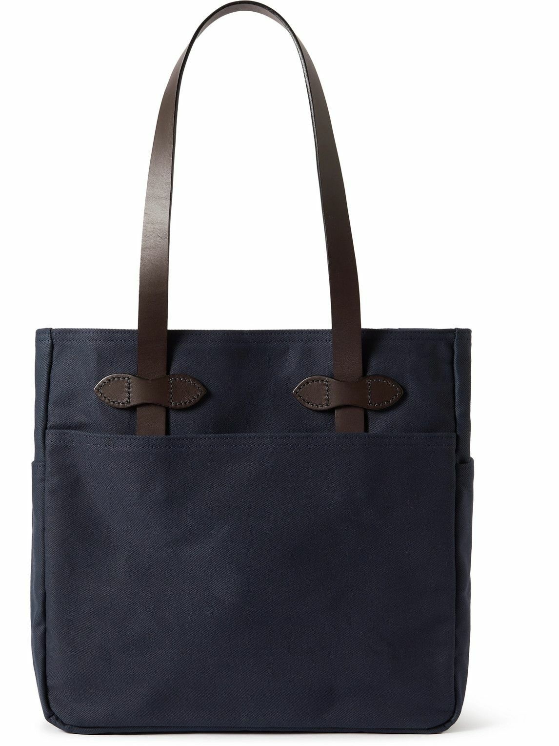 Filson - Leather-Trimmed Twill Tote Bag Filson