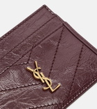 Saint Laurent Niki leather card holder