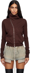 Rick Owens DRKSHDW Burgundy Concordians Mountain Sweatshirt