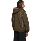 Dime Brown Court Zip Hoodie