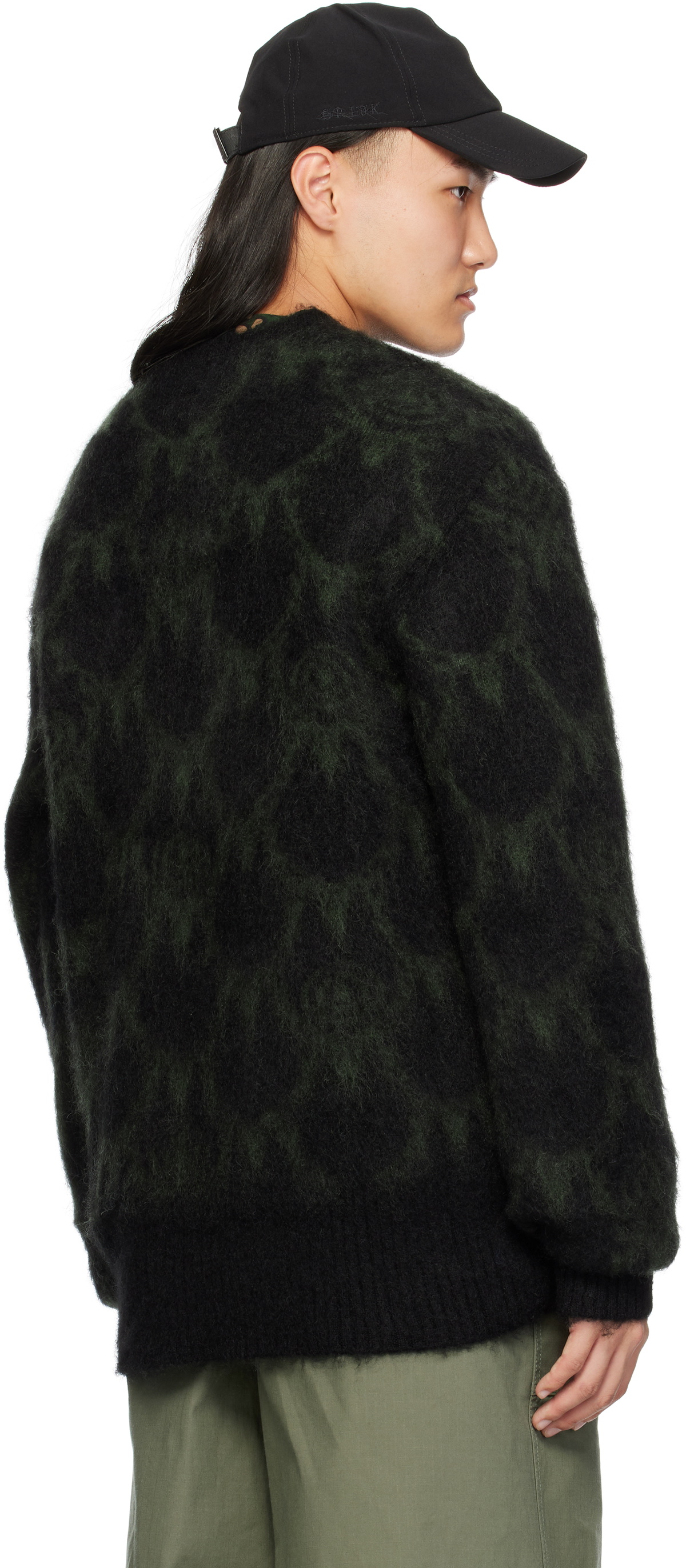 South2 West8 Black Mohair Sweater