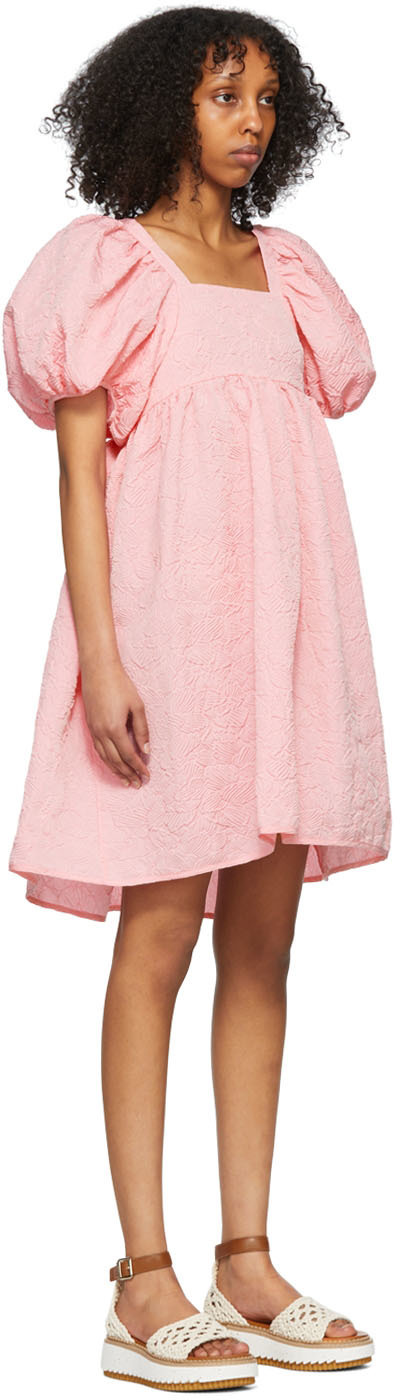 Cecilie Bahnsen Pink Tilde Mini Dress Cecilie Bahnsen