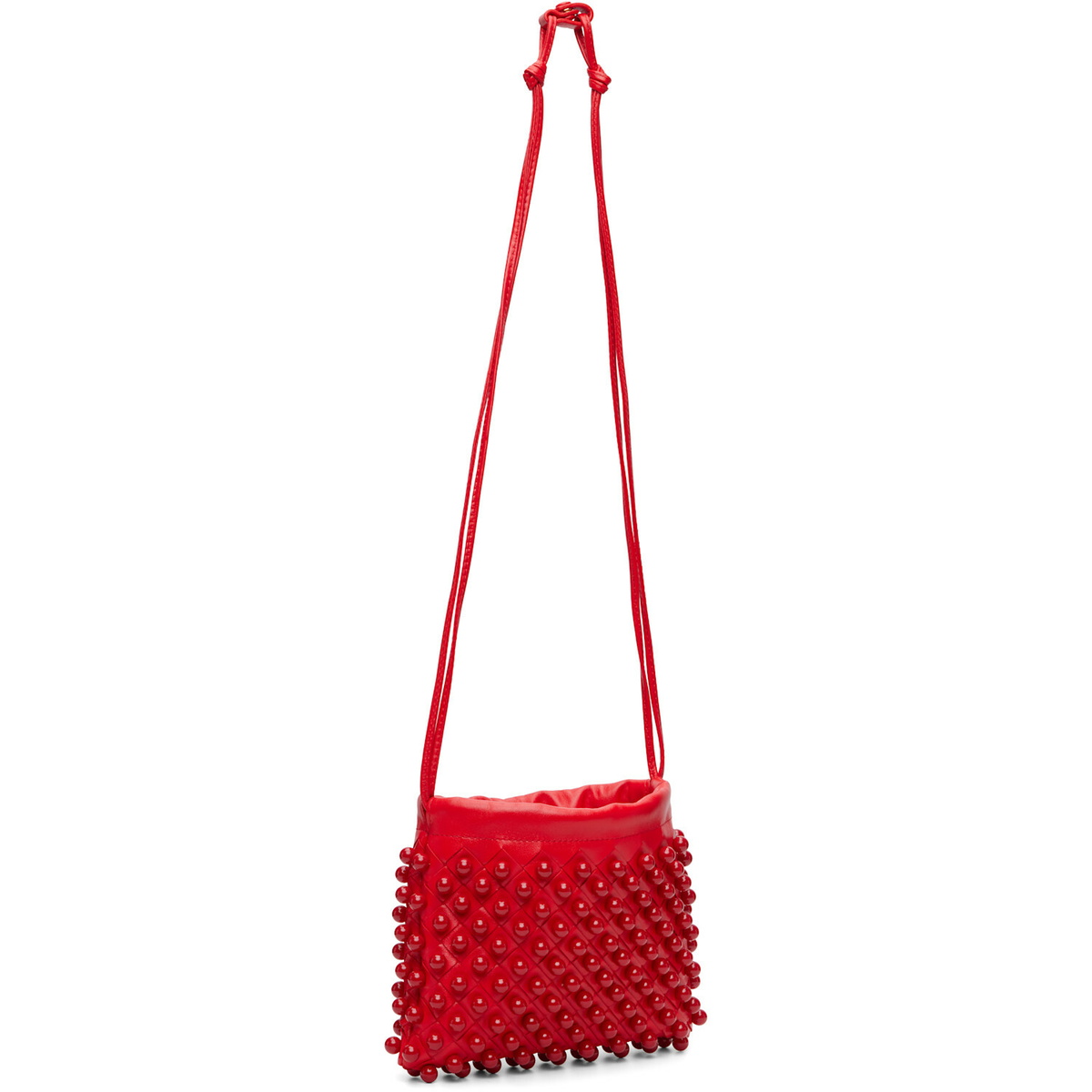 Bottega Veneta Red Beaded Small Dustbag