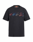 Missoni Mens T-shirt Midnight in Blue