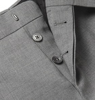 Thom Browne - Grey Slim-Fit Tapered Striped Wool Suit Trousers - Gray