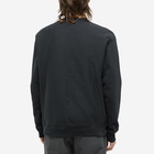 Alltimers Men's Midtown Heavyweight Embroidered Crew Sweat in Black