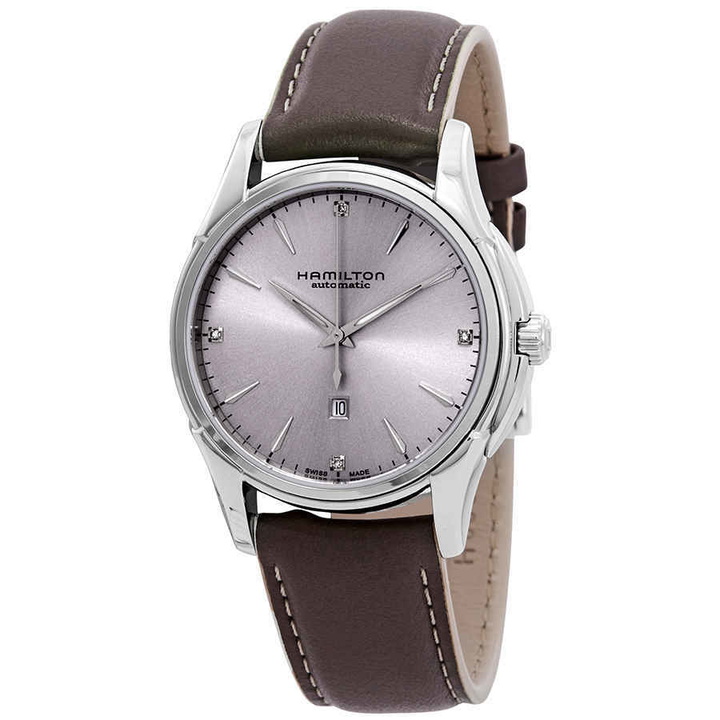 Photo: Hamilton Jazzmaster Automatic Diamond Silver Dial Ladies Watch H32315891
