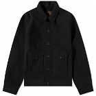 Filson Men's Mackinaw Wool Work Jacket in Black