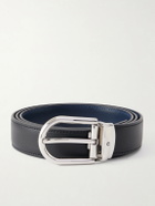 Montblanc - 3cm Horseshoe Reversible Leather Belt