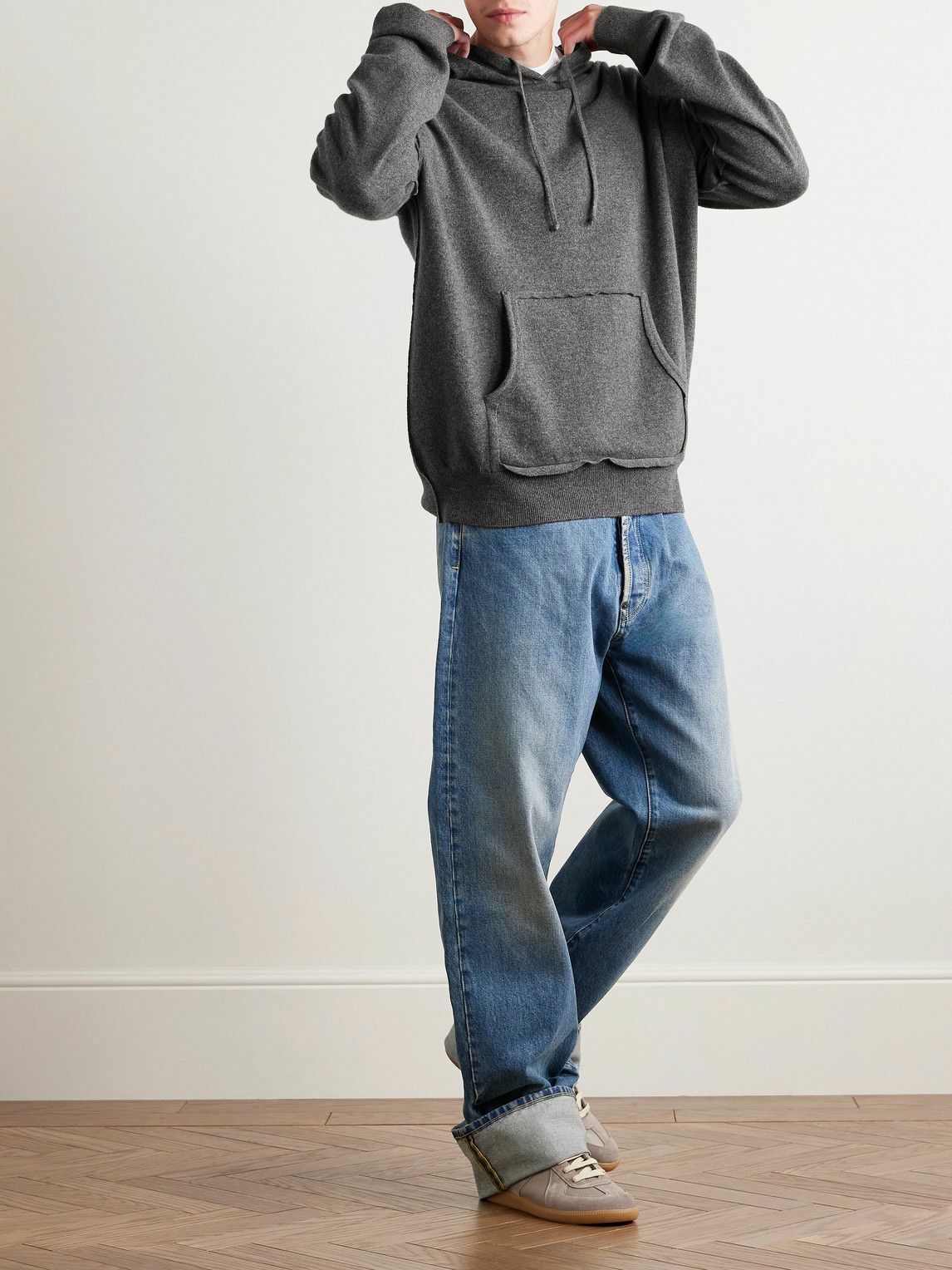 Maison Margiela Brown Cashmere Sweatshirt main image 1
