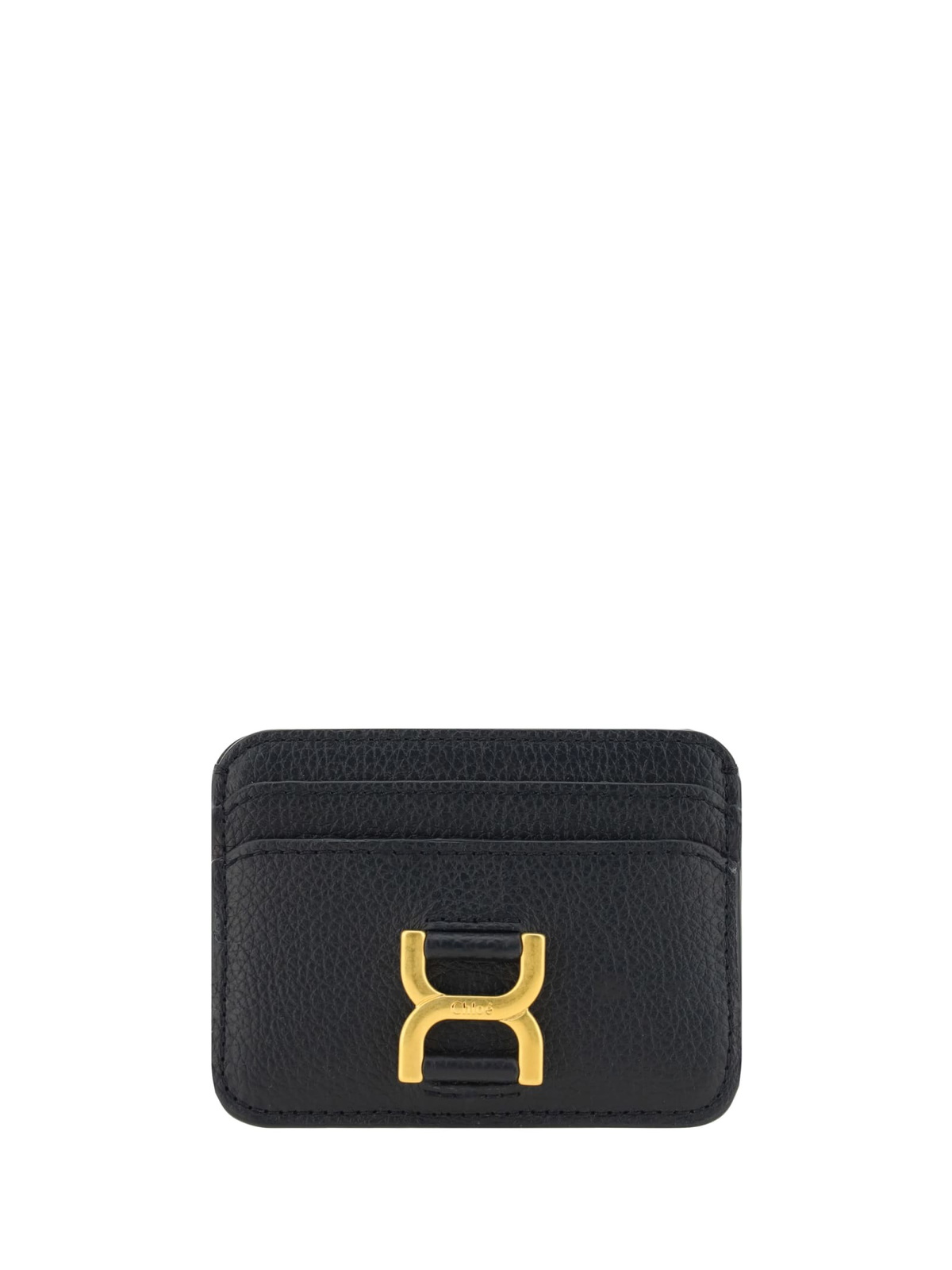 Chloé Black Alphabet Zip Card Holder Chloe