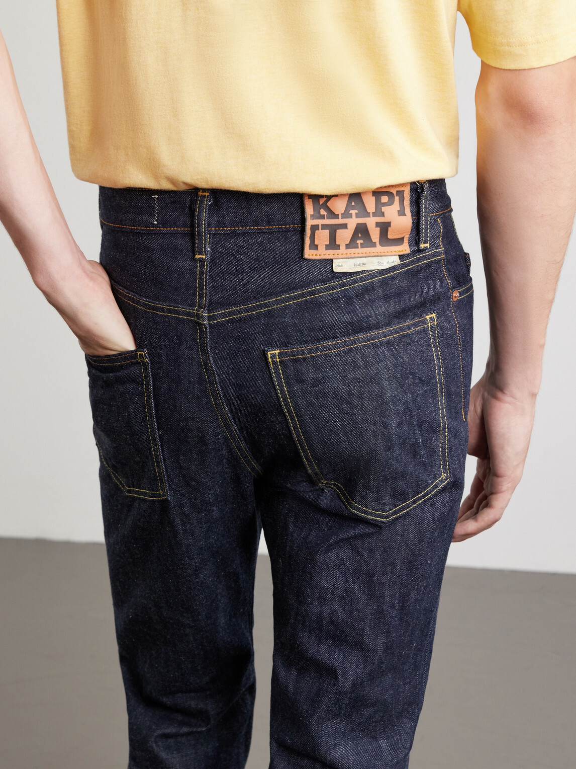 KAPITAL - Okabello Straight-Leg Flared Jeans - Blue