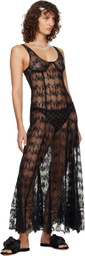 Collina Strada Black Pamela Maxi Dress