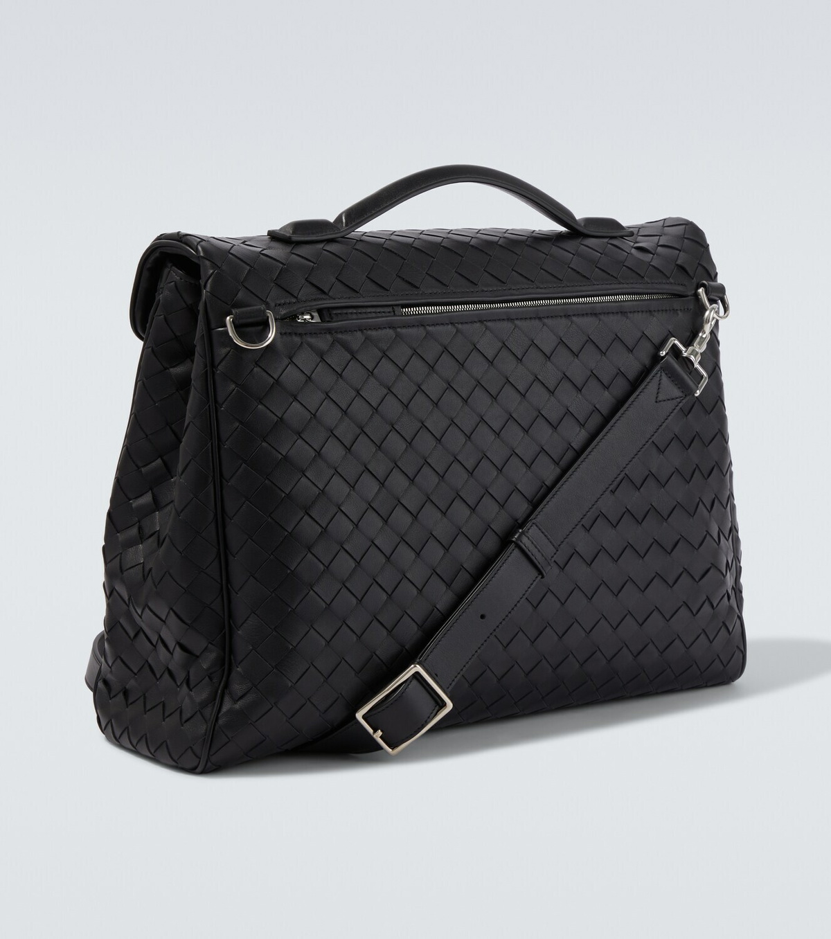 Bottega Veneta Archivist Intrecciato leather briefcase