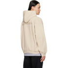 Balenciaga Beige Distressed Hoodie