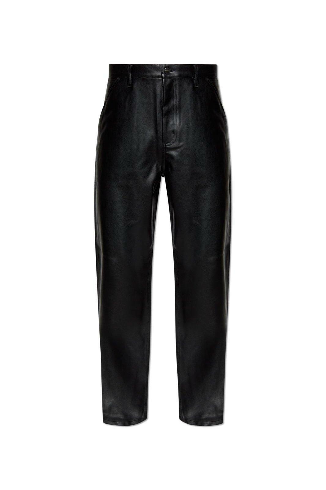 パンツ carhartt SINGLE KNEE LEATHER PANT Black Carhartt WIP - Single Knee Pants - Black – Xhibition