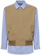 COMME DES GARÇONS HOMME Cotton Striped Patchwork Jacket