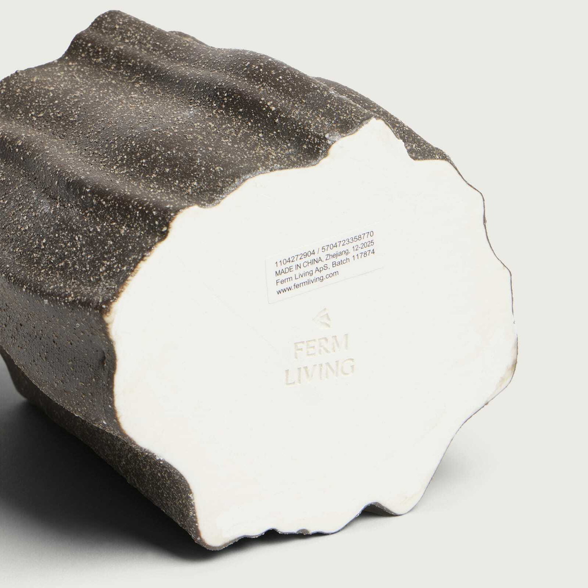 ferm LIVING Rylith Scented Candle in Dark Brown