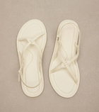 The Row Malick Strap leather sandals